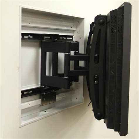 wall mount tv recessed box